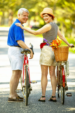 Couple with arthritic foot pain