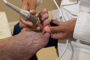 Laser foot thearpy
